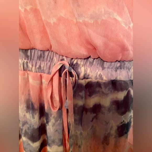 Trixxi women/junior tie dye spaghetti strap romper size M - Picture 2 of 8